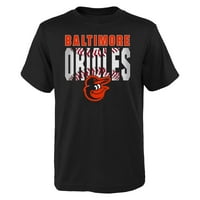Baltimore Orioles Boys Boys Short Sneave Graphic Tee, големини 4-18, 9k3bxmbs8