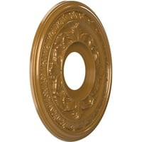 Екена мелница 13 OD 1 2 ID 3 4 P Baltimore Thermoformed PVC Medallion Medallion, Universal Aded Metallic Vintage Gold