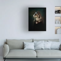 Светлана Мелик Нубарова „Коза портрет“ платно уметност