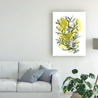 Трговска марка ликовна уметност 'Citron Sea Kelp II' Canvas Art до јуни Ерика вес