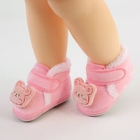 Чизмите На Акихол Девојка Унизираат Топло Крзно Поставата Меки Чизми Зимски Обложени Бебешки Чевли