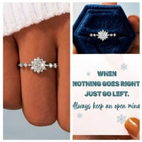 кеусн прстен модни идеи шестоаголна ѕвезда г ѓа зимски снегулка прстен дами прстен