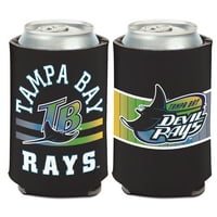 Tampa Bay Rays CooperStown Alternate 12oz Can Can Caler, Clopsible