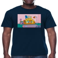 Семејство ТВ Симпсонс време машка графичка маица