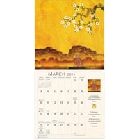 Медитации и Исцелување Уметнички Ѕиден Календар: Уметност И Поезија Од Николас Кирстен-Хоншин