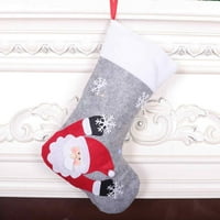 Божиќ Порибување Дедо Мраз Бонбони Чорап Торба Божиќ Дрво Виси Декор Подарок