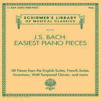 С. Бах : Најлесно Пијано: Библиотеката На Музички Класици На Ширмер, Том