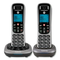 Motorola cd - cordlss телефон-одговарање систем со повикувачот ПРОЕКТ-DECT ЈАЗ-3-начин на повик способност-црна, сребрена +