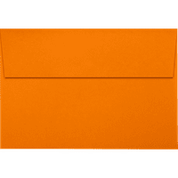 Luxpaper Покани коверти w Peel & Press, 1 8, мандарински портокал, пакет