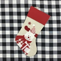 Божиќни подароци Кенди за бонбони креативни Божиќни чорапи за Божиќ