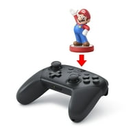 Nintendo Switch OLED конзола Неон црвена и сина боја со дополнителен безжичен контролер, Марио голф Супер брзање и крпа за чистење на екран
