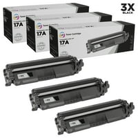 Компатибилна замена на производи за касети со црн тонер CF217A 3-пакет