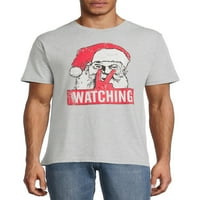 Дедо Мраз гледа машка маица за Божиќ