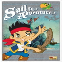 Дизни Џејк и Неверленд Пирати-Плови До Авантура Ѕид Постер, 22.375 34