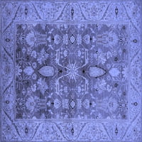 Ахгли Компанија Внатрешен Правоаголник Ориентални Сини Традиционални Теписи, 3'5'
