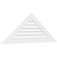 56 W 21 H Триаголник Површински монтирање ПВЦ Гејбл Вентилак: Нефункционален, W 3-1 2 W 1 P Стандардна рамка