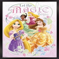 Дизни Принцеза-Нека Започне Магијата Ѕид Постер, 14.725 22.375