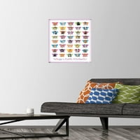 Кит Кимберлин-Кученца Со Пеперутка Крилја Ѕид Постер, 22.375 34