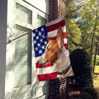 Андалузиски Пес Куче Американско Знаме Знаме Платно Куќа Големина