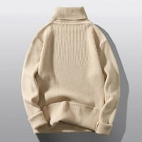 Mafytytpr Големи И Високи Машки Џемпери Зимски Нов Кашмир Топол Пуловер Еднобојна Трикотажа Моден Џемпер Машки Џемпер Со Маица