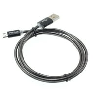 Метален USB Кабел За Безбедносни Камери Arlo Pro Pro - 3ft Кабел За Напојување Жица MicroUSB Синхронизирајте Податоци За Брзо