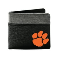 Littlearth NCAA Clemson Tigers Pebble Bil-Fold Wallet