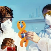 Гигантски микроби Днк Кадифен-Дознајте Повеќе За Генетиката Со Овој Едукативен Подарок, Вклучува Инфо Картичка, Реален Дизајн