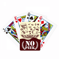 Египет Фараонот Црна Мачка Шема Ѕиркаат Покер Играње Карти Приватна Игра