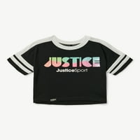 Активна блокирана маица на Justice Girl J-Sport, големини XS-XLP