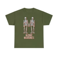 Смешна маица за скелети со коски