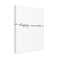 Трговска марка ликовна уметност „Среќни моменти Фабриккен“ платно уметност по дизајн Фабриккен