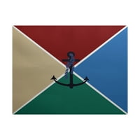 Едноставно Дејзи 2 '3' Геометриски знаме за прицврстување на знамето