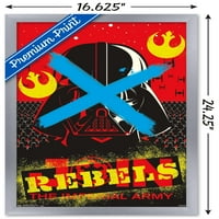Војна На Ѕвездите: Сага-Вејдер Бунтовнички Ѕид Постер, 14.725 22.375