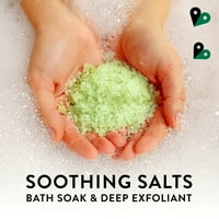 Пронајдете го вашето среќно место натопување соли за бања по дождот бела бреза и јасмин Оз