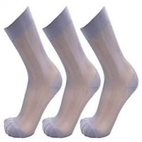 Машки Средно Теле Проѕирни Најлонски Фустани Чорапи