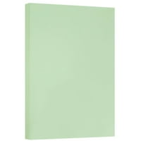 Хартија Велум Бристол Картон, 11х17, 50 Пакет, 110лб Зелена